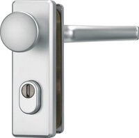 ABUS T&uuml;r-Schutzbeschlag KKZS700 F1 aluminium mit Zylinderschutz 20355