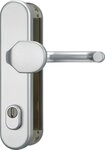 ABUS T&uuml;r-Schutzbeschlag HLZS814 F1 aluminium mit Zylinderschutz rund 37404