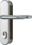 ABUS T&uuml;r-Schutzbeschlag HLZS814 ER edelstahl mit Zylinderschutz & beidseitigem