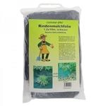 Rindenmulchfolie 10mx1,2m Gartenvlies Wasserdurchl&auml;ssig Beetfolie schwarz