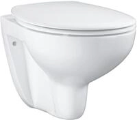 GROHE Bau Keramik - Wand-Tiefsp&uuml;l-WC Set inkl. WC Sitz (sp&uuml;lrandlos, Sp&uuml;lmenge 3/6
