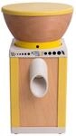 KoMo KoMoMio Getreidem&uuml;hle elektrisch gelb&ndash; 360W Motor &ndash; Holztrichter Buche