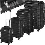 tectake&reg; 4 TLG Reisekoffer Set, TSA Zahlenschloss, Hartschalenkoffer Set, Trolley