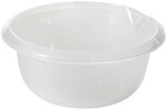 keeeper Universal-Sch&uuml;ssel mit Ausguss, Rund, 1,5 l, &Oslash; 20 cm, Bj&ouml;rk, Transparent