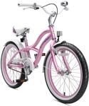 BIKESTAR Kinderfahrrad f&uuml;r M&auml;dchen ab 6-7 Jahre | 20 Zoll Kinderrad Cruiser 