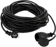 REV Verl&auml;ngerungskabel 25m - Gummikabel (H05RR-F), Outdoor, 3680W, schwarz