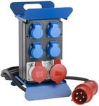 as - Schwabe Tragbarer Stromverteiler STECKY 3 - CEE Stecker 400V/32A/5polig - 4x