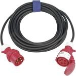 KAYSER GmbH CEE-Verl&auml;ngerung IP44 sw L.10m 5x4mm2 H07RN-F 5polig 32A 400V 6h