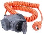 as - Schwabe Baustellen-Spiralleitung 230V/16A dehnbar von 1 bis 5 m H07BQ-F 3G1,5,