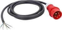 as - Schwabe Starkstrom Anschlussleitung, 3 m H07RN-F 5G1,5, CEE Verbindungskabel,