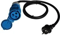 as - Schwabe Camping Adapterleitung 1,5 m H07RN-F 3G2,5 mit Klappdeckel