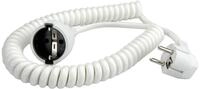 Schutzkontakt-Spiralverl&auml;ngerung 2473641 230V/16A, wei&szlig;, 4,0 m