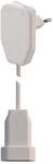 NVB 104580 Strom Verl&auml;ngerungskabel Wei&szlig; 3.00 m H03VVH2-F 2X 0,75 mm&sup2; mit