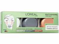 L'Oréal Paris Tonerde Absolue Multi Masking Set, 3er Pack (3 x 30 ml)