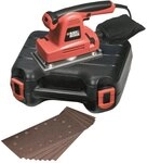 Black+Decker Schwingschleifer, Schleifmaschine (310W, leicht bedienbare