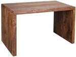 Wohnling Schreibtisch BOHA Massiv-Holz Sheesham Computertisch 120 cm breit Echtholz