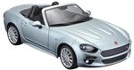 Bburago FIAT 124 Spider (2016): Modellauto im Ma&szlig;stab 1:24, T&uuml;ren zum &Ouml;ffnen, 19