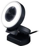 Razer Kiyo - Streaming-Kamera mit Ring-Beleuchtung (USB Webcam, HD-Video 720p, 60
