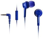 Panasonic RP-TCM115E-A In-Ear Kopfh&ouml;rer - Headset f&uuml;r Mobiletelefonie, wechselbare