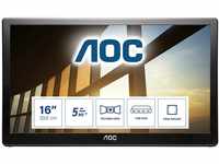 AOC I1659FWUX 39,6 cm (15,6 Zoll) tragbarer USB Monitor (Stromversorgung über...