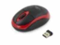 Esperanza Titanum PC Maus Kabellos USB 2.4Ghz, Schwarz/ Rot