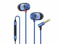 SoundMAGIC E10C Kabelgebundene Kopfhörer mit Mikrofon, HiFi-Stereo-Ohrhörer,
