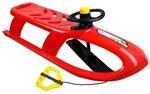 Prosperplast 2-Sitzer Bullet Control Kinderschlitten mit Lenkung Schlitten Kunststoff