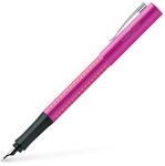 Faber-Castell 140914 F&uuml;ller Grip 2010, Feder M Rosa/Orange