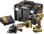 Dewalt DCK2080P2T-QW Schlagbohrer-/Winkelschleifer Set, 18V