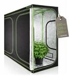 HIGHWERK Growzelt 240 x 120 x 200 cm | MyHomeGrow Grow Tent, schwarz gr&uuml;n |...
