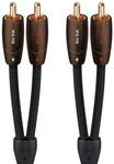 AudioQuest Big Sur Cinch-Audiokabel, 1,5 m, 2 x Cinch-Stecker, Schwarz, 2 x RCA,