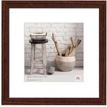 walther design Bilderrahmen nussbaum 40 x 40 cm Home Holzrahmen HO440N