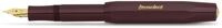 Kaweco CLASSIC SPORT F&uuml;llhalter Bordeaux mit vergoldeter Edelstahlfeder und