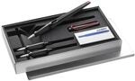 Lamy joy black Kalligraphie F&uuml;ller Set &ndash; Sch&ouml;nschreibf&uuml;ller mit 3 versch. Federn