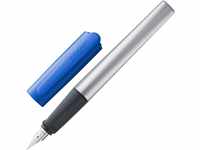 LAMY nexx Füllhalter 087 - Füller aus Aluminium in der Farbe Blau mit rutschfestem