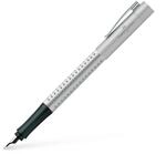 FABER-CASTELL 140900 - F&uuml;ller Grip 2011, Feder M, silber
