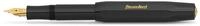 Kaweco CLASSIC SPORT F&uuml;llhalter Black mit vergoldeter Edelstahlfeder und