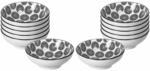 Ritzenhoff & Breker Takeo Circles Dipschalen 12er Set, 8 cm, Runde...