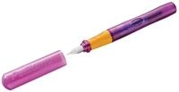 Pelikan Pelikano-F&uuml;ller Junior, Feder A (f&uuml;r Anf&auml;nger), f&uuml;r Linksh&auml;nder, lila, 1