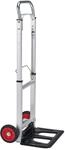 Br&uuml;der Mannesmann Alu-Sackkarre klappbar, 90-kg-Tragkraft, leichter Aluminiumrahmen,