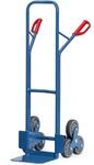 fetra TK1325 Stahlrohr-Treppenkarre, 2 dreiarmige Radsterne