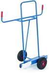Plattenkarre Trgf.400kg H.1430mm Aufl.-L500xB200mm Bereif.Vollgummi brillantblau