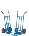 Fetra Paketkarren 250 kg, H&ouml;he 1150 mm, mit Stahlblech- und Klappschaufel