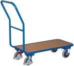 Magazinwagen RAL5010 Enzianblau Plattformwagen Magazinb&uuml;gelwagen