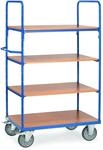 Fetra Transportger&auml;te mtpiec4p6 F 502 Wagen mit Tablett, 4 Einlegeb&ouml;den, 269 mm,