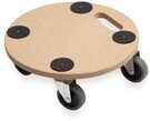Metafranc Pflanzenroller &Oslash; 350 mm - 150 kg Tragkraft - MDF-Platte - TPE-R&auml;der /