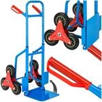 tectake&reg; Treppensackkarre mit Sternr&auml;dern, 200kg Belastbar, Stahl, Treppensteiger,