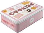 Nostalgic-Art Retro Vorratsdose Flach, 2,5 l, Wonder Cookies &ndash; Geschenk-Idee f&uuml;r