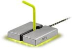 Xtrfy B1 Maus Bungee mit LED und USB-Hub - Silber