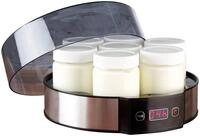 Rosenstein & S&ouml;hne Jogurtmaker: Joghurt-Maker mit Zeitschaltuhr, 7 Portionsgl&auml;ser